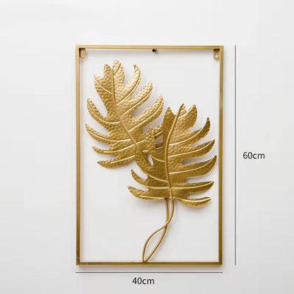 Wrought Iron Leaf Hanging OrnamentHome Harmony Essentials1Home DecorProduct information: Material: Iron Style: fashion and simplicity Features: Hollow Colour: Banana Leaf Wall Decoration, Spring Rain Leaf Wall Decoration, Turtle LeafWrought Iron Leaf Hanging Ornament
