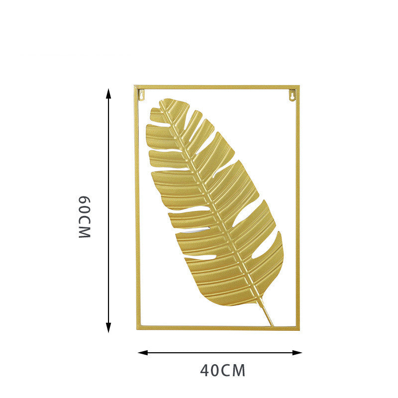 Wrought Iron Leaf Hanging OrnamentHome Harmony Essentials1Home DecorProduct information: Material: Iron Style: fashion and simplicity Features: Hollow Colour: Banana Leaf Wall Decoration, Spring Rain Leaf Wall Decoration, Turtle LeafWrought Iron Leaf Hanging Ornament