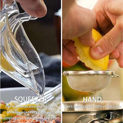 Manual Lemon Juicer Acrylic Manual Lemon Squeer Portable Bird Shape Orange Lemon Pomegranate Hand Juicer KC-0001